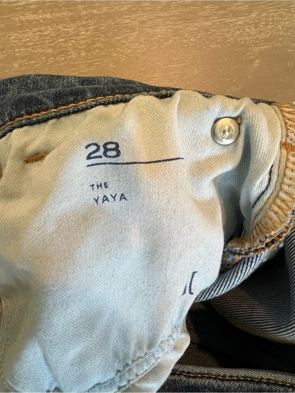 Pilcro Anthropologie The YaYa women’s denim jeans size 28 - Picture 7 of 11